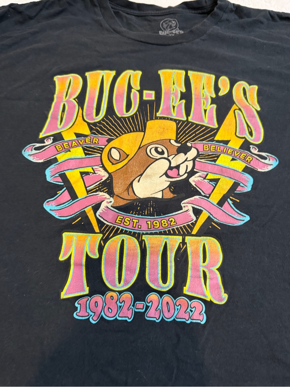 Bug-Ee's Tour Graphic Short Sleeve T-Shirt - Black